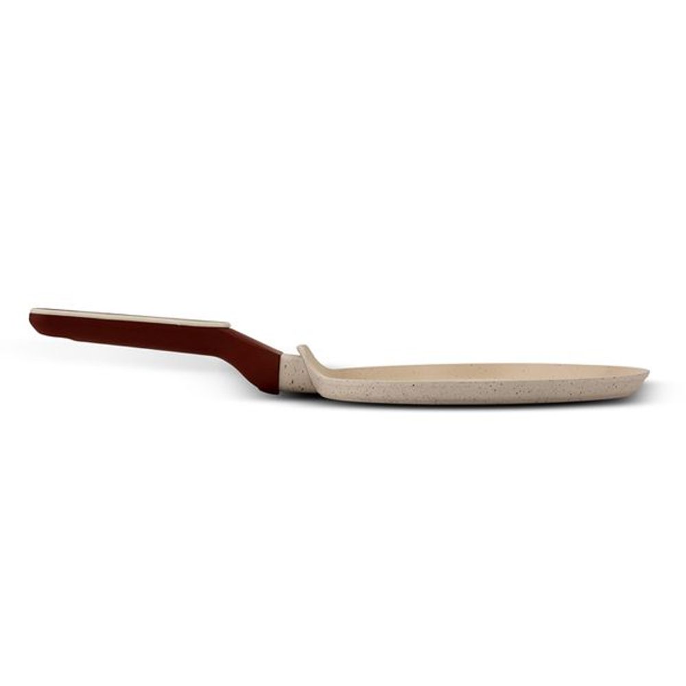 Levně pánev d24cm palač., TERRESTRIAL, nepřil.povrch-béž.granit, indukce