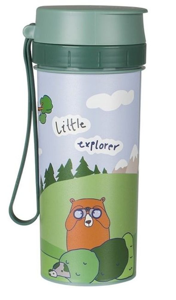 Levně láhev 400ml, zelená MEMORY KIDS, DĚTSKÁ, IML, plast