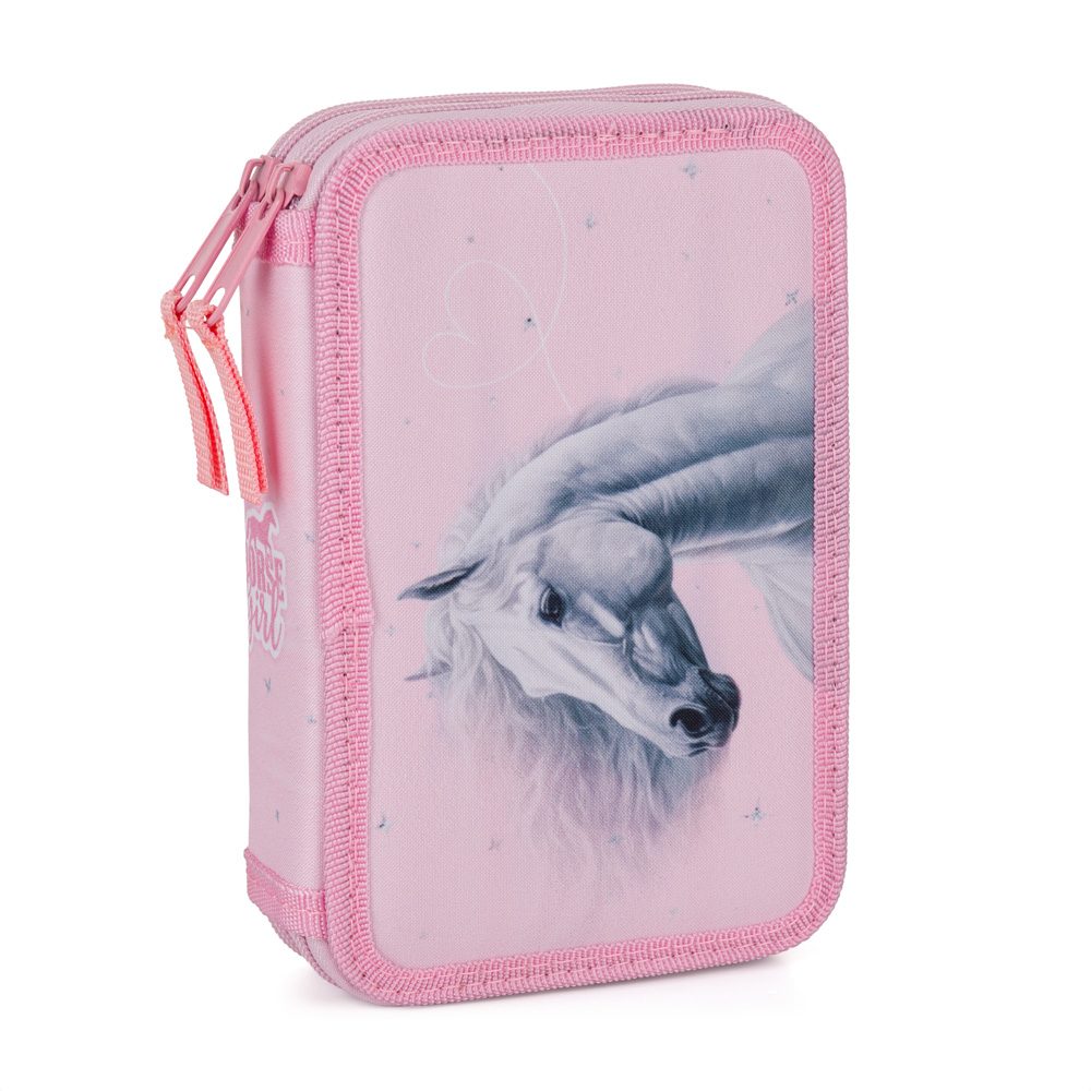 OXYBAG Penál 2 p. prázdný kůň romantic