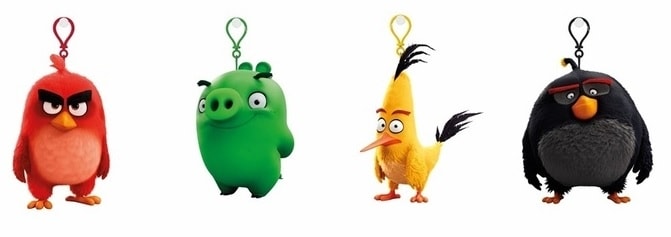 Angry Birds 9cm plyšová hračka s nylon přívěskem - Blackfire - Moje Beruška  léto - Hračky - Modadeti.cz - Vše pro děti
