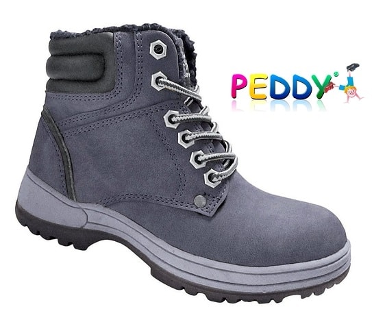 Dětské boty Peddy PV-536-32-25 šedá - PEDDY - Zimní boty - Dětské boty -  Modadeti.cz - Vše pro děti