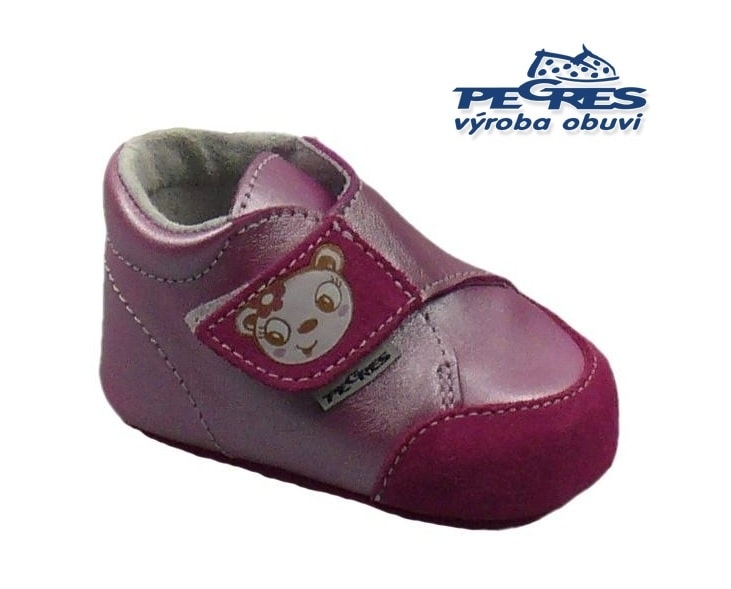 Capáčky Pegres vzor 1091 růžová medvídek - PEGRES - První krůčky - Barefoot  boty, Dětské boty - Modadeti.cz - Vše pro děti