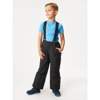 Unuo Dětské zimní rostoucí oteplovačky Ski, Černá