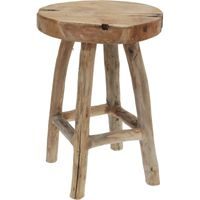 HOMESTYLING Stolička dřevěná 42 cm teak KO-J18000010