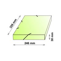 Krabice PP s gumou A4 Classic černá