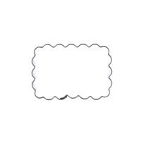 Vykrajovačka obdélník vlnka