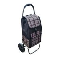 taška s kol., KÁRO černé, (24kg) přední, boční kapsy, textil