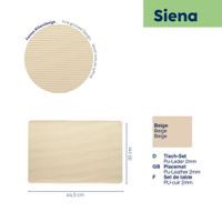 KELA Žínka LEONORA 100% bavlna, mlh. modrá 15x21cm KL-23456