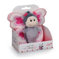 NICI NICI plyš Motýlek Love 10cm, v dárkové krabičce