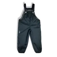 Dětské zimní softshellové kalhoty s laclem Lamb Black černá