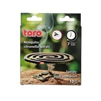 TORO SPIRÁLY CITRONELA PROTI KOMÁRŮM 10KS7H DOBA HOŘENÍ_hamashop
