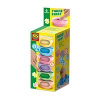 SES Prstové barvy pastelové - malé kalíšky 6 x 45ml