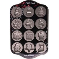 forma 44x28,5cm, 12motivů, nepřil.plech, do 230°C