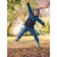 Unuo, Dětské softshellové kalhoty s fleecem Street, Kobaltová