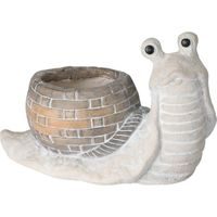 PROGARDEN Keramický květináč dekorativní ŠNEK 26 cm KO-095752260