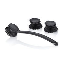 KELA Sada kartáčů na nádobí Pit plast černá 26x6,5x9,5cm KL-12158