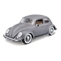 Bburago Bburago - Auta HOBBY- Volkswagen Käfer Beetle 1955, šedá, 1:18