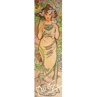 Záložka Alfons Mucha – Růže