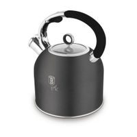 BERLINGERHAUS Konvice pískací se skleněným víkem 3 L Antracit Collection BH-8917
