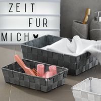 KELA WC set ALEXIA poly šedá H 44cm / Ř 10cm KL-24142