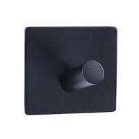 věšák jednod. BLACK EDITION, samolep.3M, kov