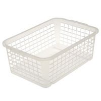 košík 30x20x10cm, transparent, plast