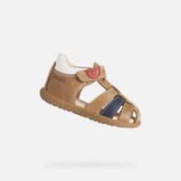 Hnědé chlapecké sandály Geox Sandal Macchia