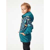 Unuo Dětská softshellová bunda s fleecem Basic, Růžová, Jednorožci