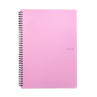 Twin wire blok A4 PP PASTELINI růžová