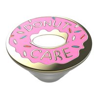 PopSockets PopTop Gen.2, Donut Care Enamel, smalt+kov, růžová kobliha, výměnný vršek