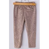 Premium sametové Lily Grey legíny NUDE
