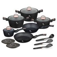 MASTERPRO Sada nádobí s nepřilnavým povrchem 3 ks BGKIT-0107