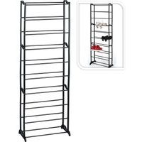 botník 50x24x130cm 10.patrový, plast/kov