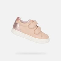 Starorůžové dívčí tenisky Geox Nashik