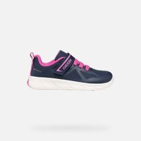 Světle modré dívčí tenisky Geox Foot-run