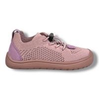 Dětská plátěná obuv BAREFOOT Protetika - old pink