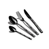 BERLINGERHAUS Sada příborů 24 ks Matte Black Collection BH-3074