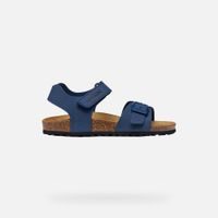 Olivové chlapecké sandály Geox Wader