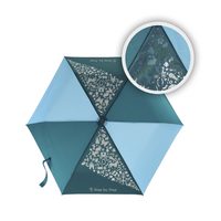 Dětský skládací deštník s magickým efektem, modrý