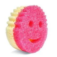 houba SCRUB MOMMY růžová (v teplé vodě měkne)