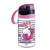 láhev 0,52l AUTO, JEDNOROŽEC, nápitka, kryt,Cdětská, plast