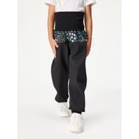 Unuo, Batolecí softshellové kalhoty s fleecem Basic, Černá, Zahrada