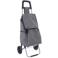 taška s kol. 40l STYL, šedá, taška 30x22x53cm, nákupní