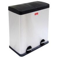 TORO Koš na odpadky nerez, na tříděný odpad, objem 60 l, 31 x 57,5 x 64 cm_hamashop