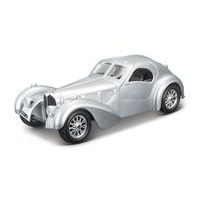 Bburago Bburago - Auta HOBBY, Bugatti Atlantic, stříbrná, 1:24