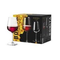 sklen. 450ml, 6ks, BOHEMIA PR. BONITA, červ.víno