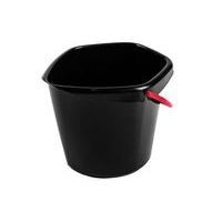 vědro 5l s výlev. BRYZA ECO, černé, 24,5x25x19cm, plast