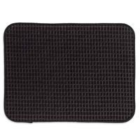 KELA Odkapávací podložka Rapida 100% polyester černá 50,0x38,0cm KL-11727