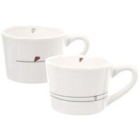 hrnek 230ml-2ks-SRDÍČKA linky, keramika