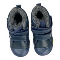 DDstep dětské zimní blikací boty W078-238AM - Dark Grey